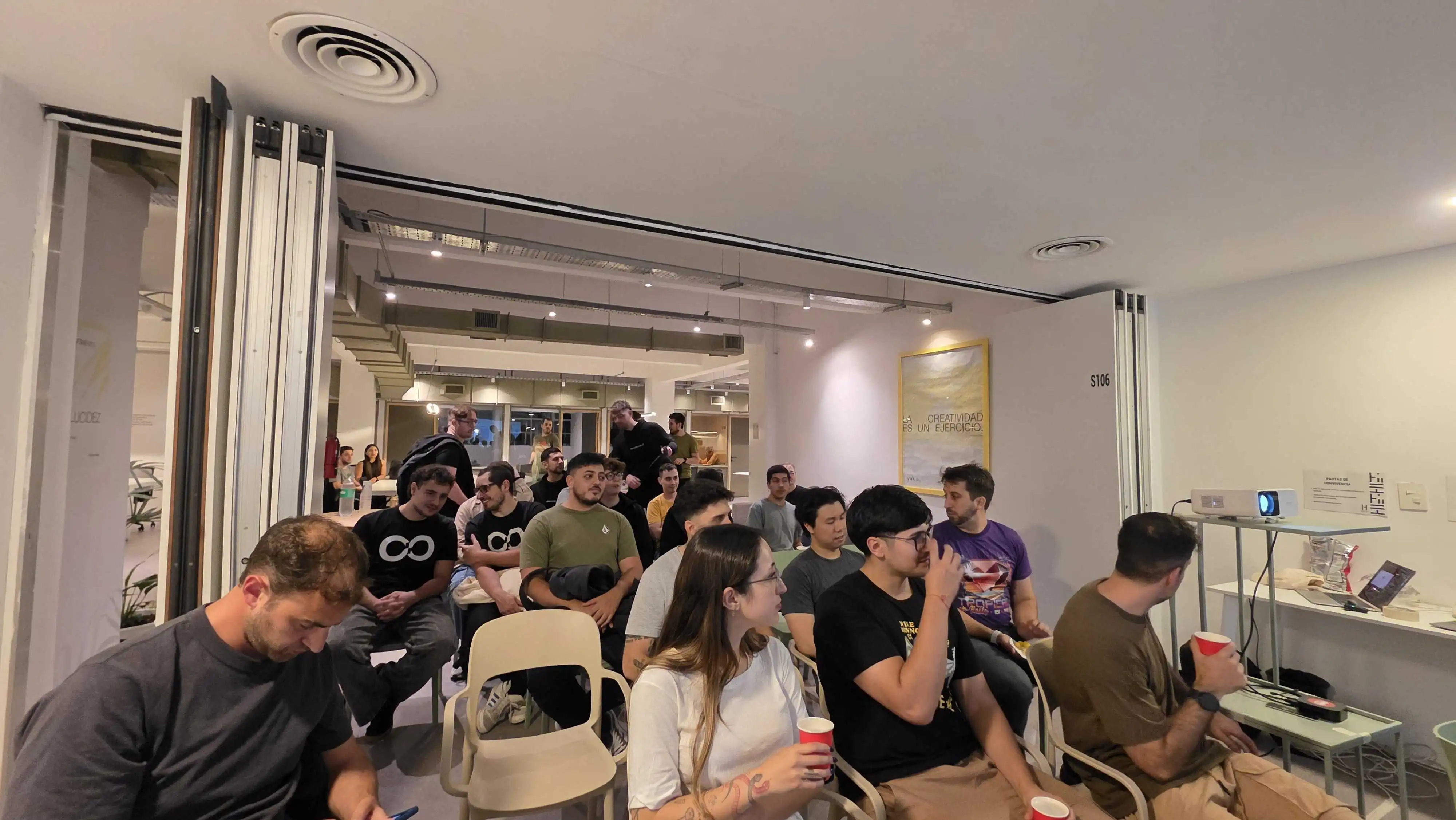The audience